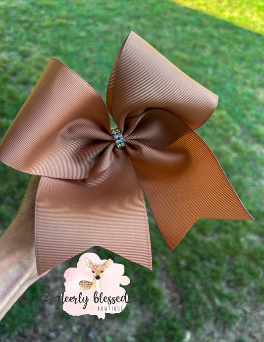 Chipmunk cheer bow