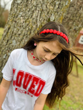 Load image into Gallery viewer, Loved- Valentine Headbands