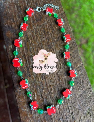 Apple necklace