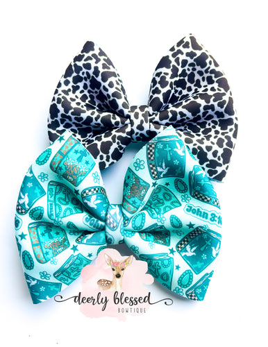 Bible- Western puff bows