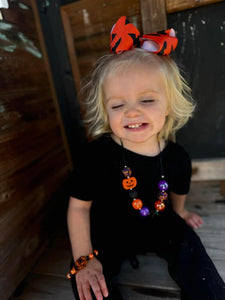 Spooky- Jack-o’-lantern bracelet