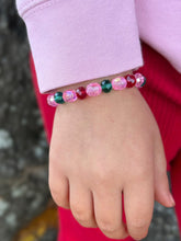 Load image into Gallery viewer, Christmas- Pink Christmas mix bracelet