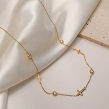 Load image into Gallery viewer, Good multi cross necklace