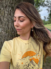 Load image into Gallery viewer, Starburst double hoops