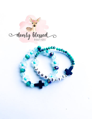 Bible- John 3:16 bracelets