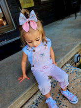 Load image into Gallery viewer, Summerween- Too cute to spook bows (Glitter Glows in the dark)