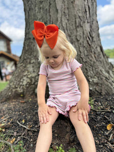 Solid ribbon bows