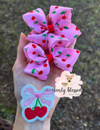 Cherry hair accessories