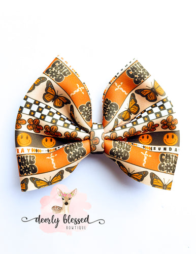 Preorder- COG fall puff bow