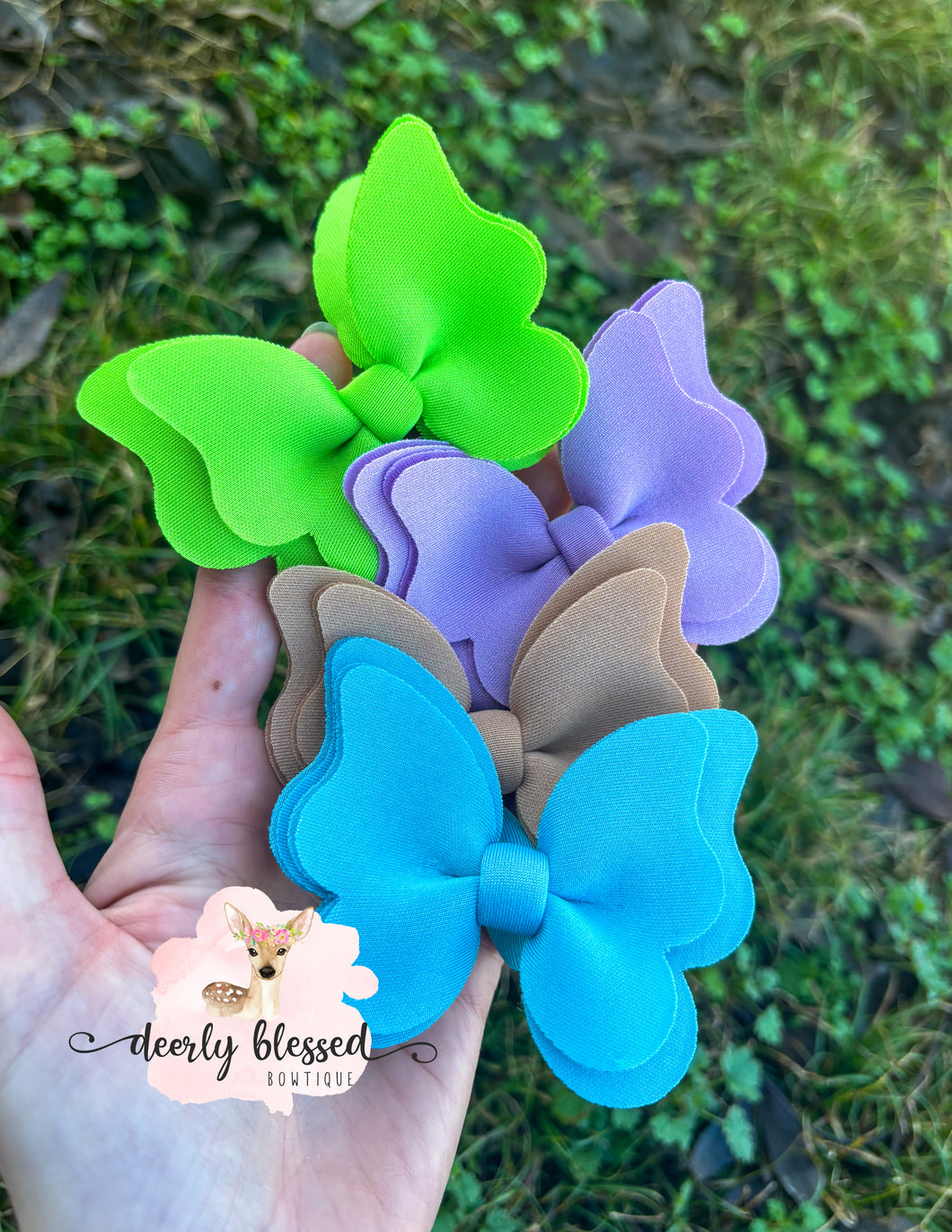 Butterfly puff bows