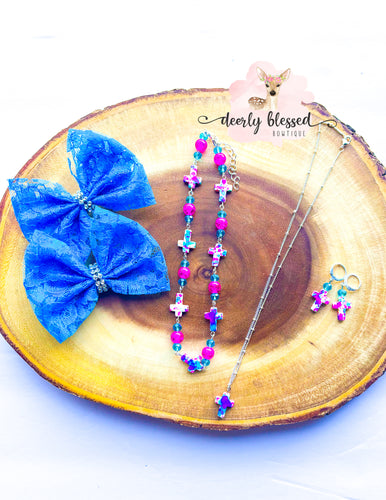 Mama/mini watercolor cross collection