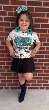 Load image into Gallery viewer, Bible- Turquoise &amp; black earrings