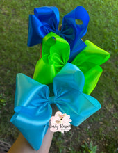Load image into Gallery viewer, Solid satin ribbon bows