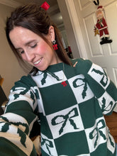 Load image into Gallery viewer, Red bow necklace