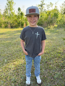 WWJD- Boy cross necklace