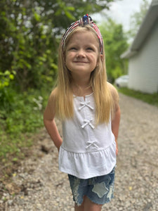 Sequins patriotic headband- USA