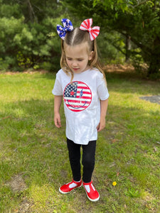 USA- Stars & Stripes puff bows