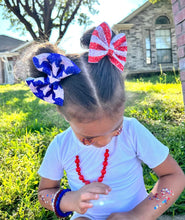 Load image into Gallery viewer, USA- Stars &amp; Stripes puff bows