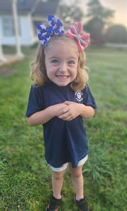 USA- Stars & Stripes puff bows