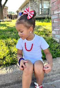 USA- Stars & Stripes puff bows