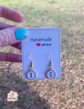 Load image into Gallery viewer, Initial earrings